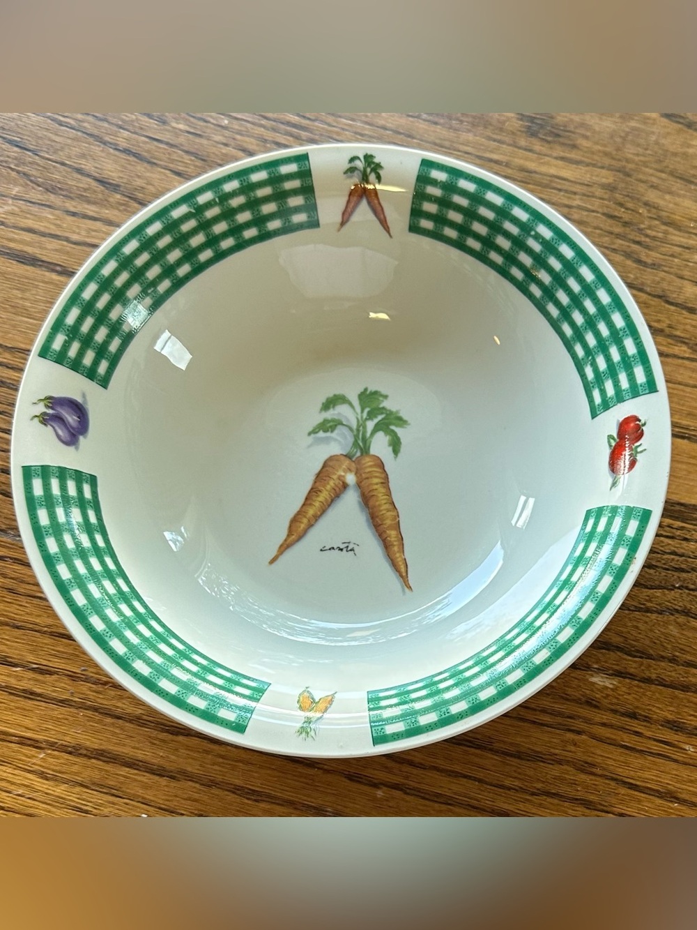 Fressh Vegetable Vintage Bowl